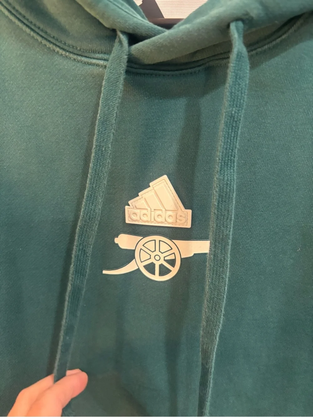 adidas Mens Arsenal Lifestyler Hoodie Small Loungewear Athleisure